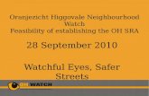 Oranjezicht Higgovale  Neighbourhood Watch Feasibility of establishing the OH SRA