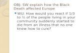 OBJ: SW explain how the Black Death affected Europe