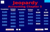 Jeopardy Accounting Chapter 5