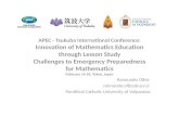 APEC - Tsukuba International Conference: Innovation of Mathematics Education through Lesson Study