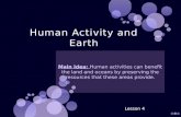 Human Activity and Earth