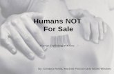 Humans NOT  For Sale