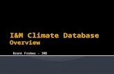 I&M Climate Database Overview