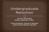 Undergraduate Retention