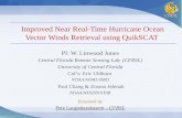  Improved Near Real-Time Hurricane Ocean Vector Winds Retrieval using QuikSCAT