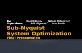 Sub- Nyquist System Optimization