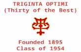 TRIGINTA OPTIMI (Thirty of the Best)