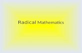 Radical  Mathematics