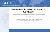 Nutrition in Global Health Context
