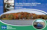 The Riley Purgatory Bluff Creek Watershed District in 2013