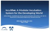 Incu Vive : A Modular Incubation System for the Developing World