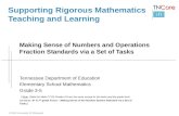 Supporting Rigorous Mathematics Teaching and Learning Making Sense of  Numbers and Operations