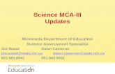 Science MCA-III Updates