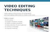 Video Editing Techniques