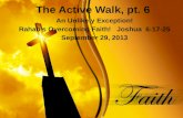 The Active Walk, pt. 6