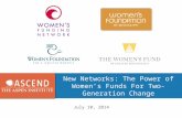 New Networks: The Power of Women’s Funds For Two-Generation  Change