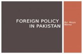 Foreign policy  in Pakistan