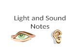 Light and Sound Notes