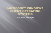 Microsoft Windows Client Operating Systems