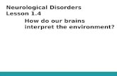 Neurological Disorders Lesson 1.4