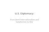 U.S. Diplomacy: