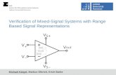 Verification of Mixed-Signal Systems  with  Range Based Signal Representations