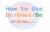 How to Use Do / Does / Be