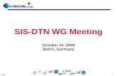 SIS-DTN WG Meeting
