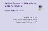 Action Research Workshop Data  Analysis  GI Group  April  2011