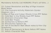 Mandatory Activity List-HONORS (That’s all folks…)