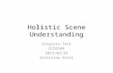 Holistic Scene Understanding