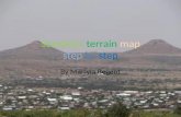 Somalia’s  terrain map step by step