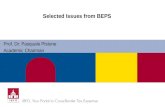 Selected Issues from BEPS