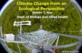 Climate Change from an Ecological Perspective