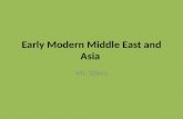 Early Modern Middle East and Asia
