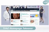 TVNZ Homepage Takeover