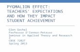 Pygmalion Effect:  Teachers’ Expectations and How They Impact Student Achievement