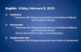 English:  Fri day , February  8 ,  2013