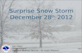 Surprise Snow Storm December 28 th  2012