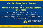 Who Reviews Your Grants & Other Sources of Funding Beyond the NIH?