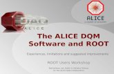 The ALICE DQM Software and ROOT