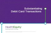 Substantiating  Debit Card Transactions