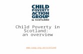 Child Poverty in Scotland:  an overview