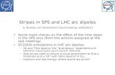 Stripes in SPS and LHC arc dipoles G. Rumolo, for the Electron Cloud meeting , 24 / 02/2011