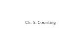 Ch. 5: Counting