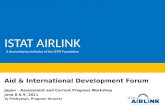Aid & International Development Forum  Japan – Assessment and Current Progress Workshop