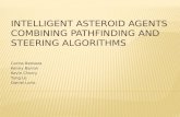Intelligent Asteroid Agents combining Pathfinding and Steering Algorithms