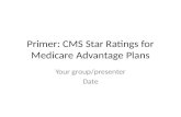 Primer: CMS Star Ratings for Medicare Advantage Plans