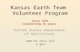 Kansas Earth Team  Volunteer Program