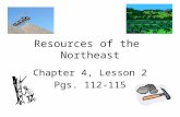 Resources of the  Northeast
